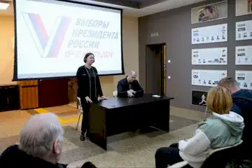 Собрание коллектива с участием Михаила Рахлина 9
